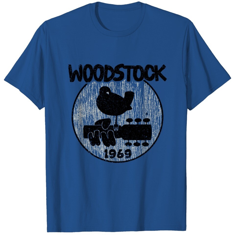 Woodstock 1969 Music Shirt, Woodstock Vintage Logo Adult T-Shirt For Men Women