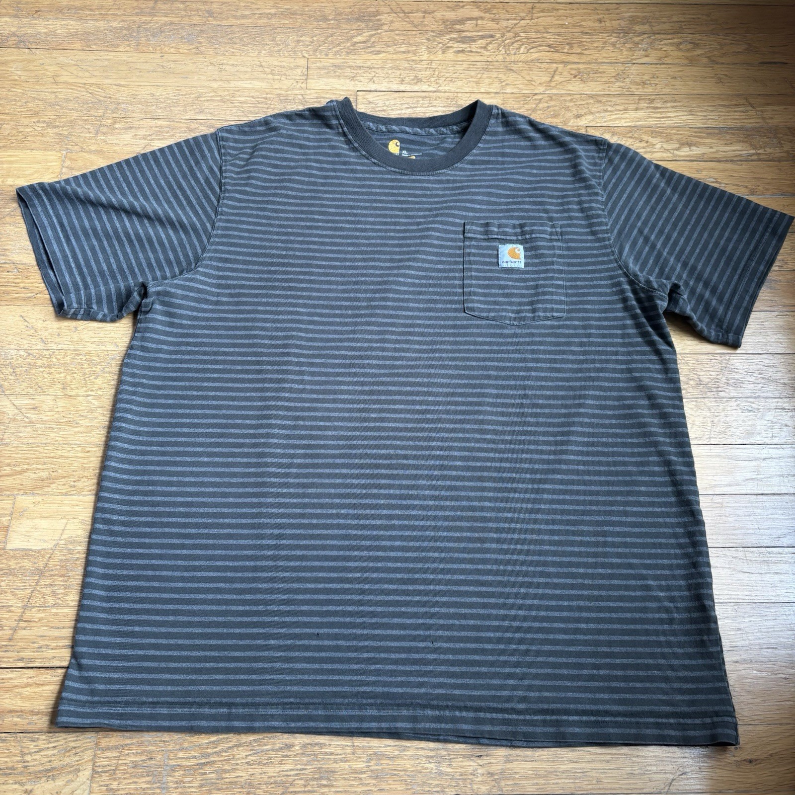Carhartt Pocket T Shirt Lot Of 2 Striped Size XL