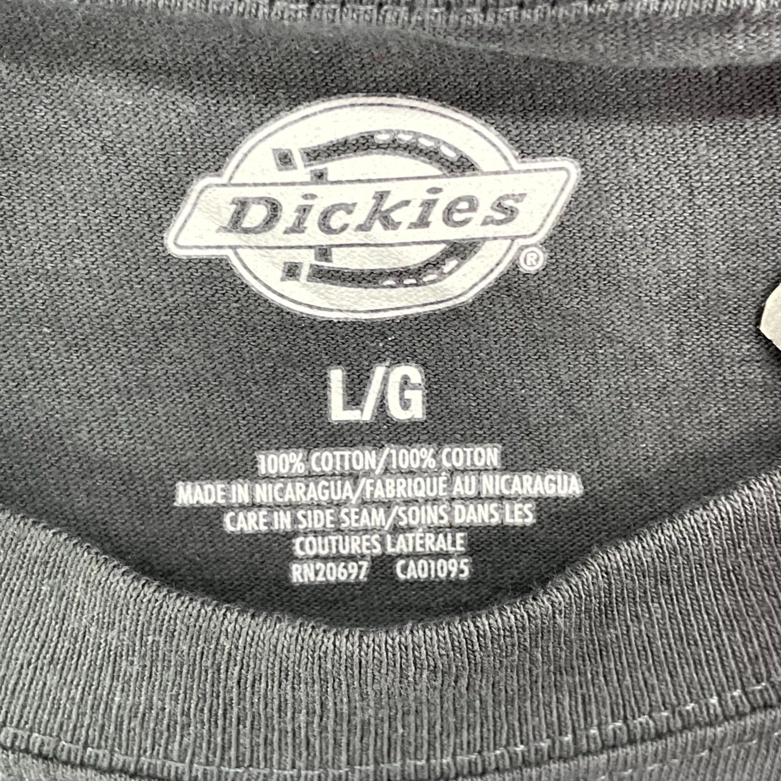 Dickies Heavyweight Pocket Shirt Mens Large Black Skate Skate Gorpcore Workwear