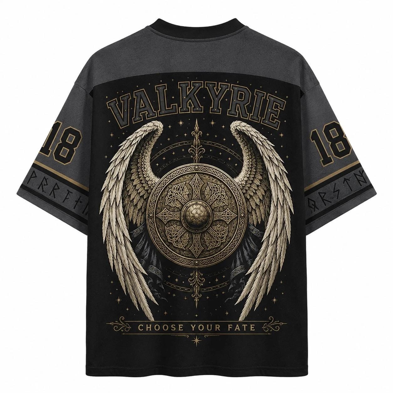 Valkyrie Warrior Jersey T-Shirt Polyester Breathable Quick Dry Shirts