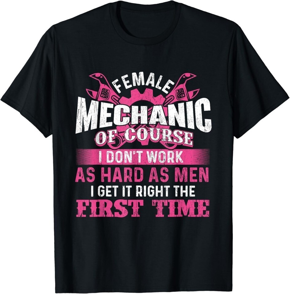 Female Mechanic – Aircraft Plane Lover Airplane Maintenance Unisex T-Shirt
