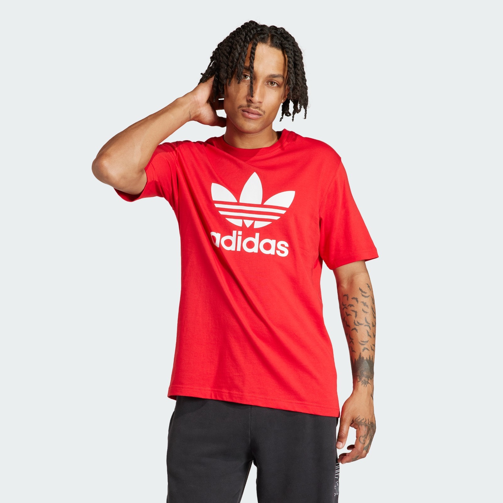 ADIDAS – Men’s Adicolor Trefoil T-Shirt – MSRP $30 – RED – Size: X-LARGE **NEW