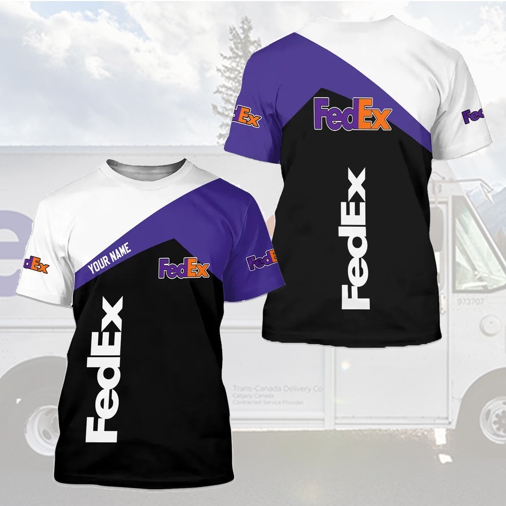 Personalized FedEx Shirt Classic All Over Frinted Full Size S_5XL, FedEx Gift