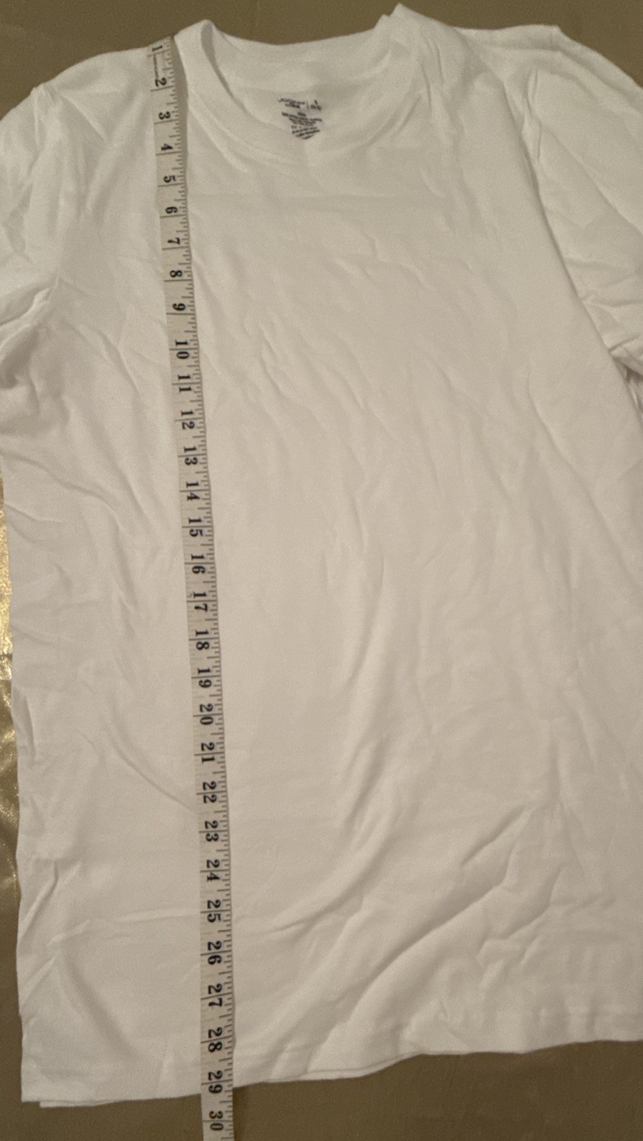 NWT Jockey 3 Pack Crew Neck Relaxed Fit T-Shirts 100% Cotton White Size S 34-36″