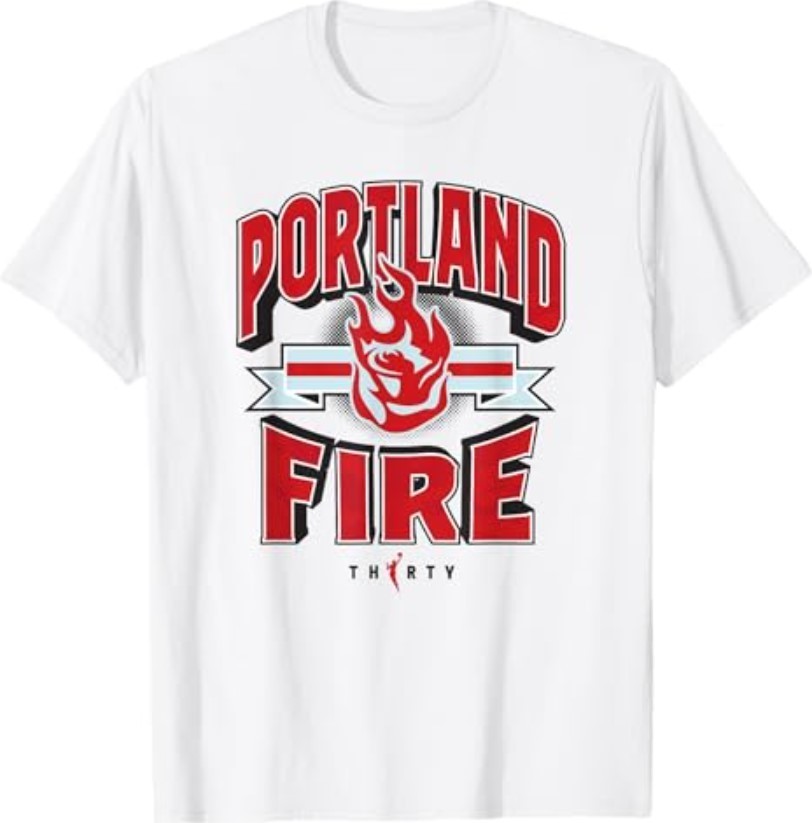 WNBA 30th Anniversary Drop Box Portland Fire T-Shirt