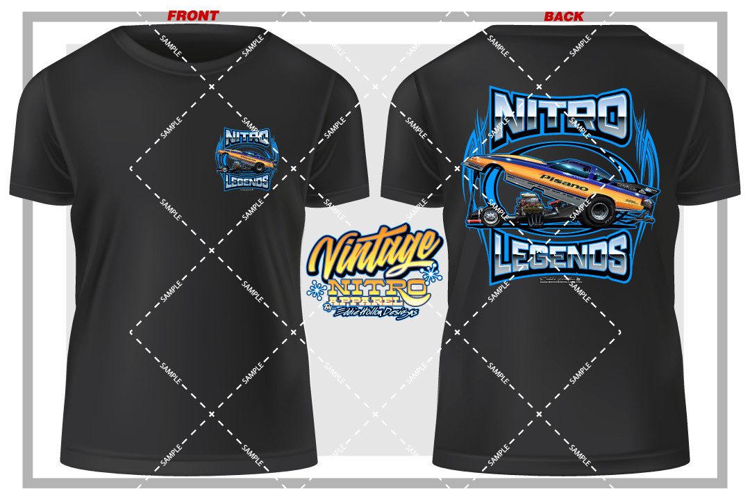 Joe Pisano JP-1 ’92 Olds NITRO LEGENDS Vintage style T-Shirt (361) T-Shirt