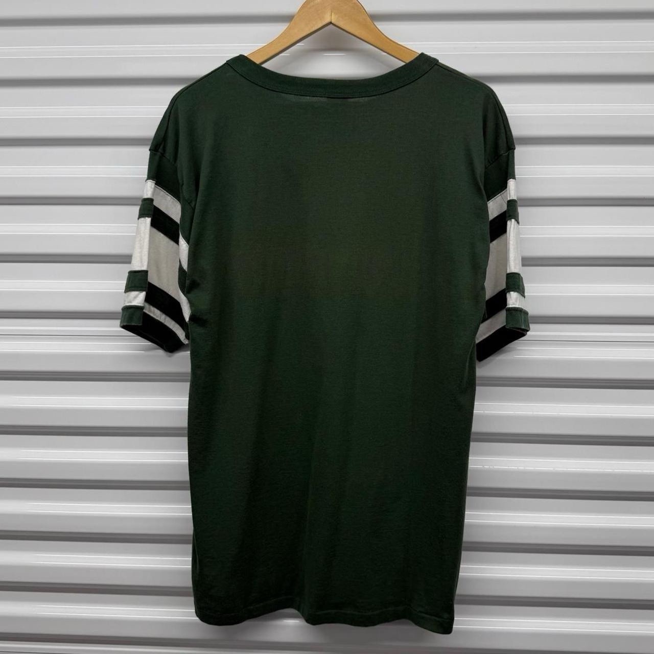 Vintage 80s Champion Dartmouth College Striped Sleeve Jersey T-Shirt Size XL