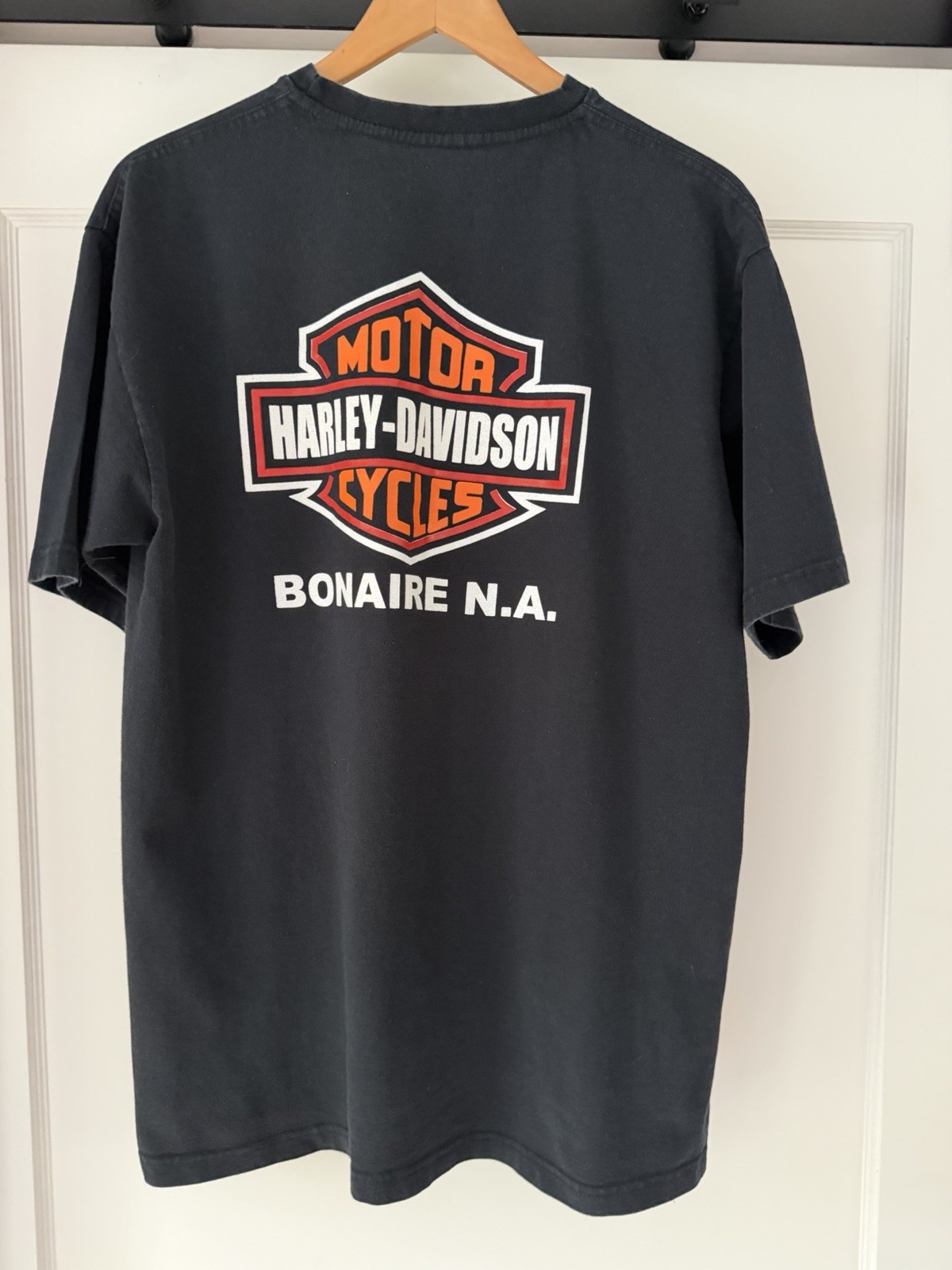 Harley Davidson Bonaire N.A. T-shirt – Men’s Size L – Made In USA 🇺🇸