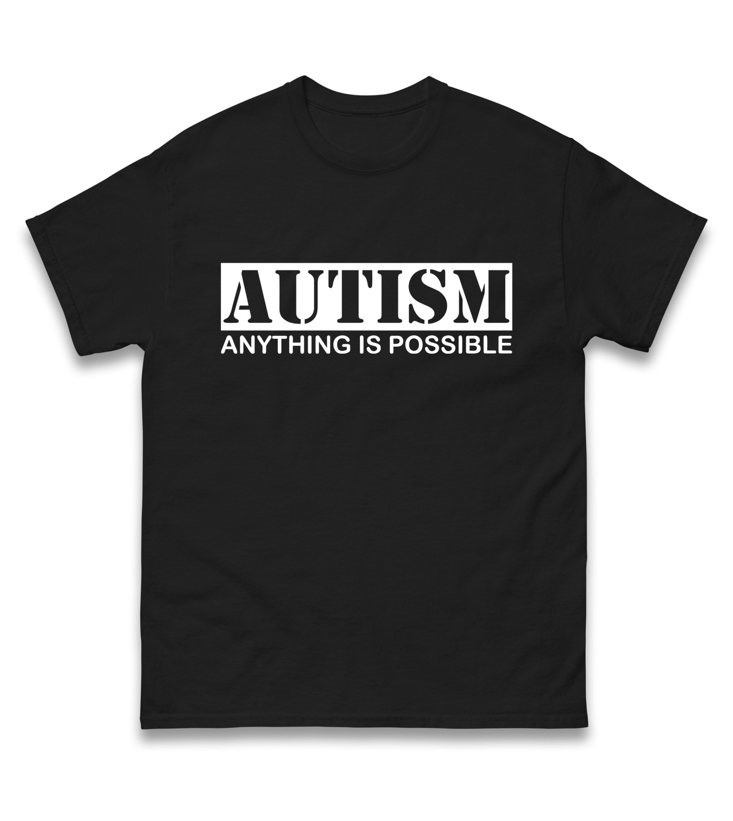 Anything is Possible inspirational Autism Awareness T-Shirt,Autistic Love Gift