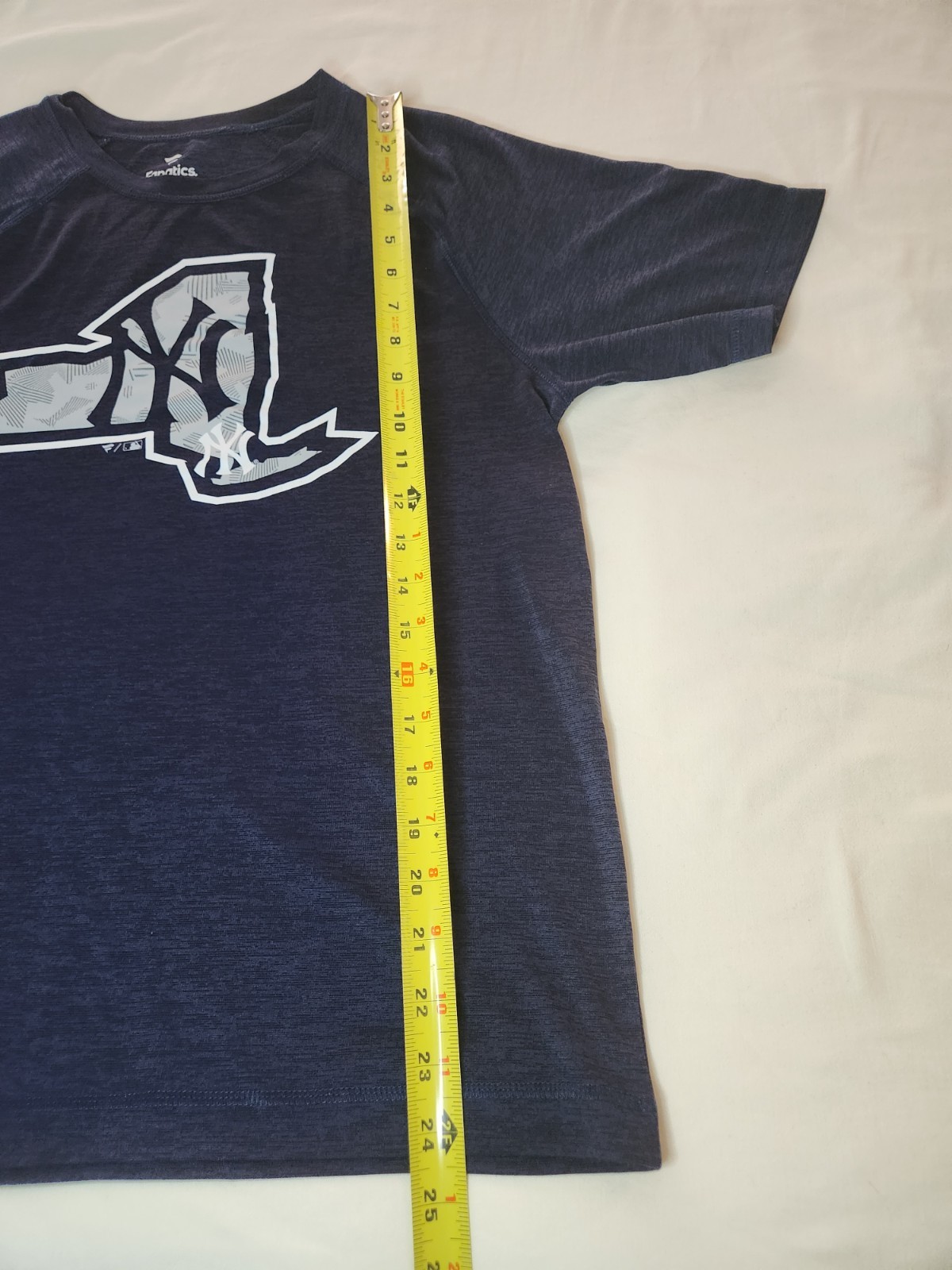 Men’s New York Yankees State Logo T-Shirt Fanatics Blue Baseball Adult Medium