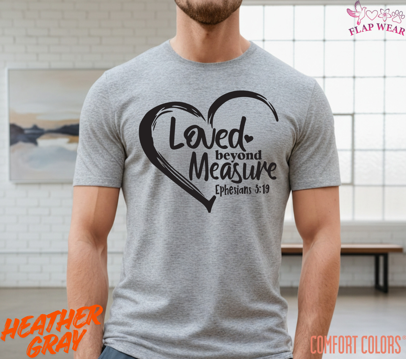 Unisex Loved Beyond Measure T shirt Men T shirt Women valanity Romantic