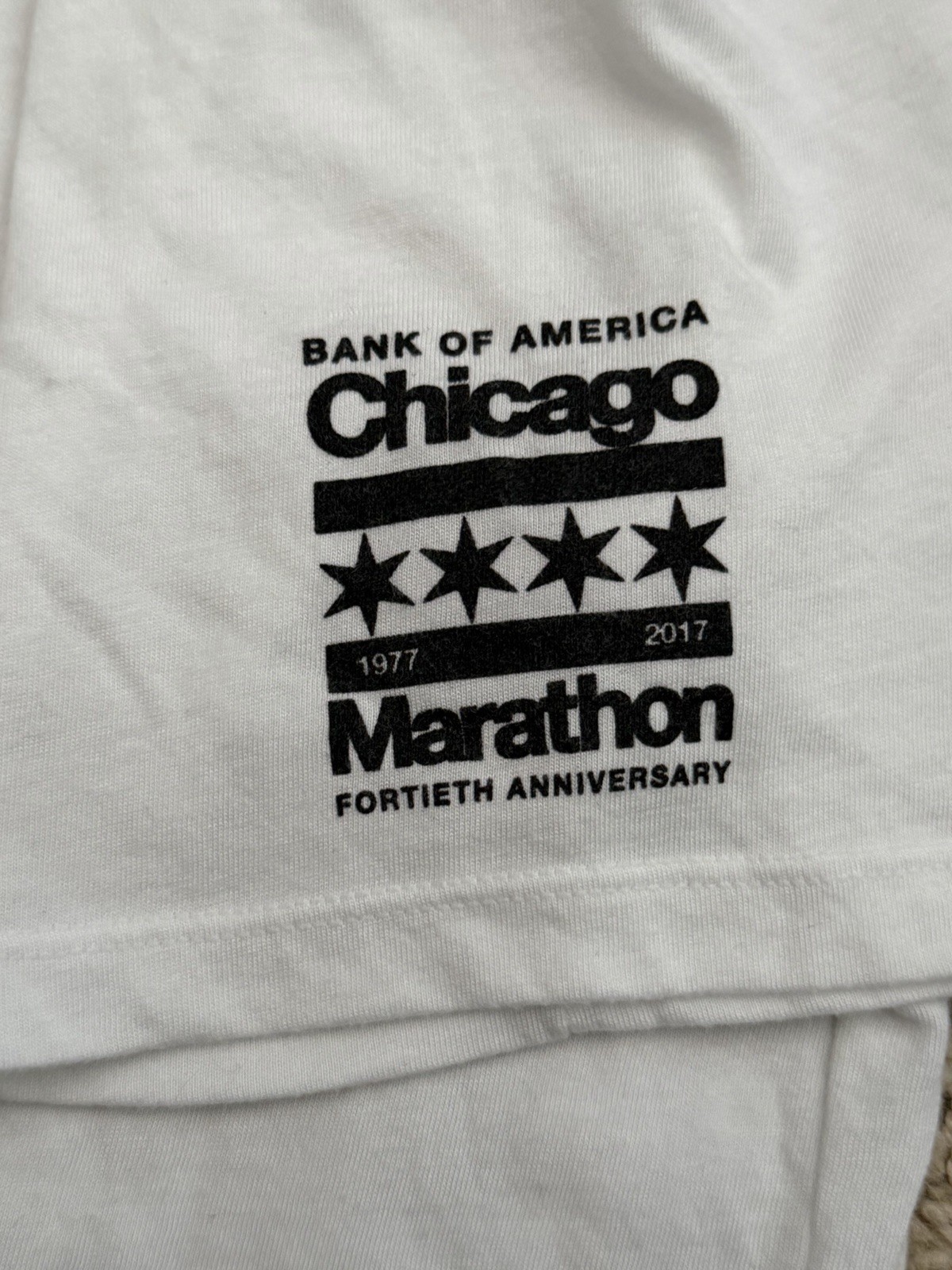 2017 Chicago Marathon Nike TeeShirt Large
