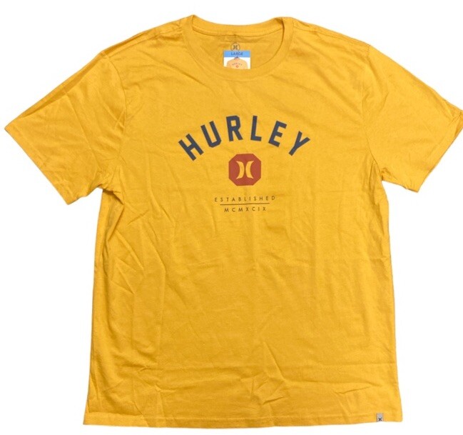 Hurley Men’s Soft Short Sleeve All Day Graphic Print Tee Lenny Size Medium NEW