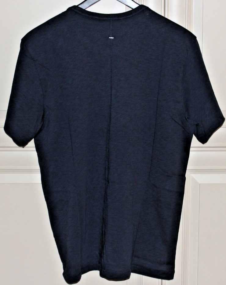 Rag & Bone Classic Slub Jersey Lightweight Navy Blue (Not Black) Men Med T-Shirt