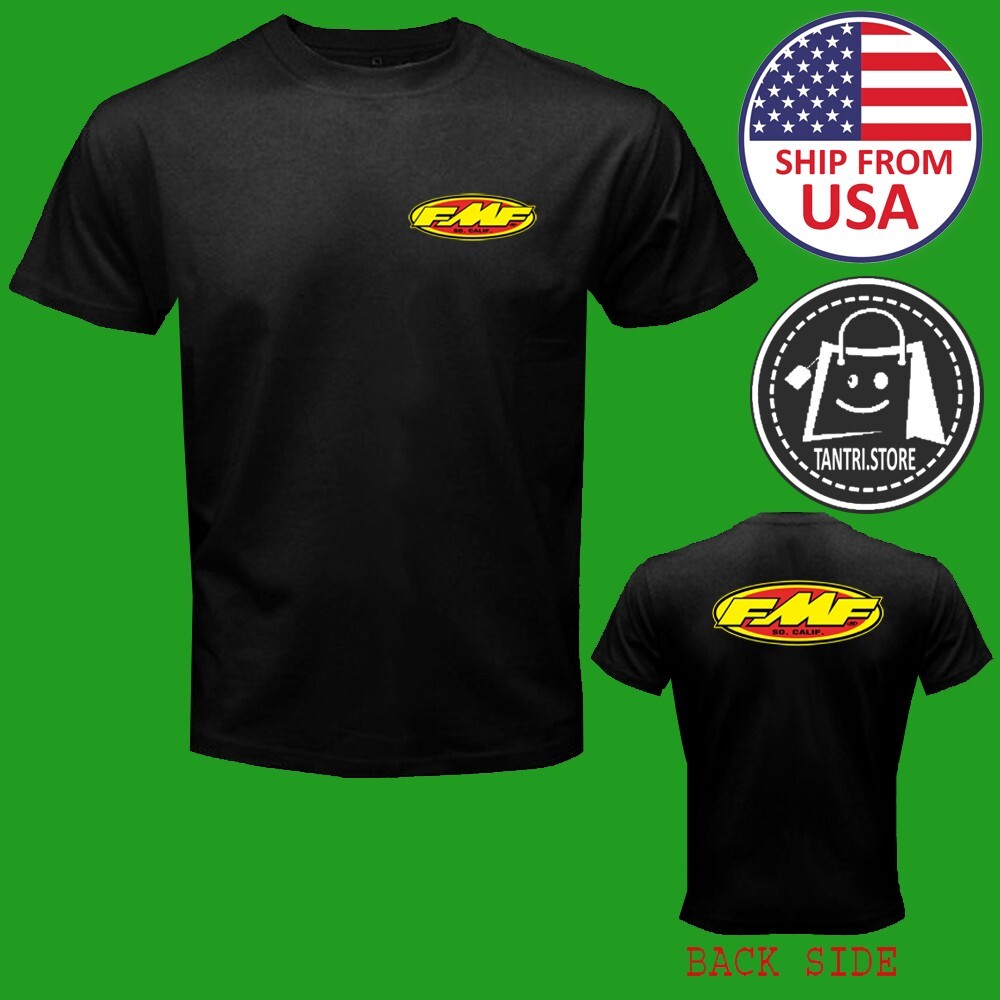 FMF Motocross Motorcycles Men’s Black Size S to 5XL