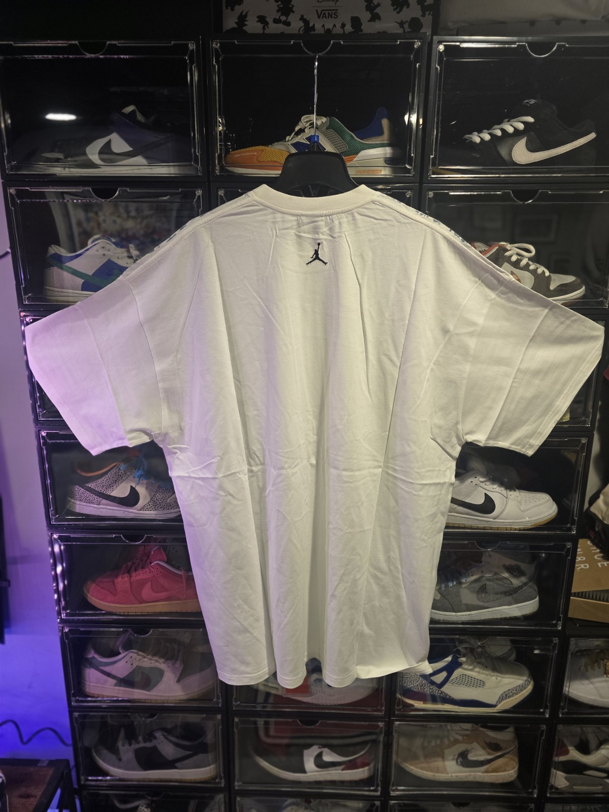​Vtg ’05 Jordan Mosaic Shoe Portrait T Shirt XXL NWT Deadstock All Over Print