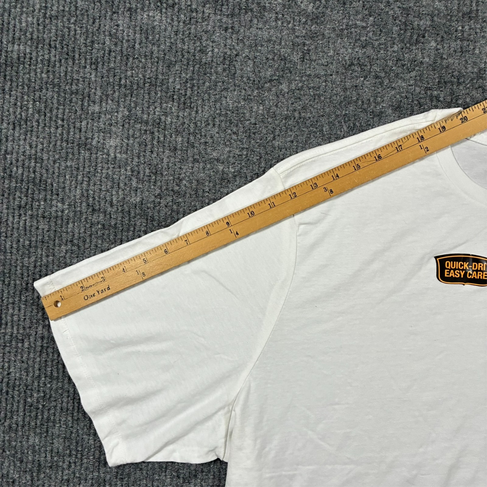 The Foundry Supply Co. Mens T-Shirt Size 4XLT White Casual Quick Dri Easy Care