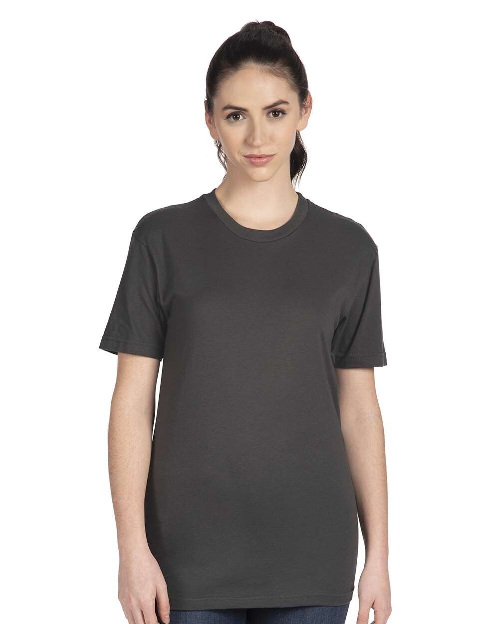 Next Level Apparel 3600 XL Heavy Metal Grey Cotton Shirt Unisex Men and Women