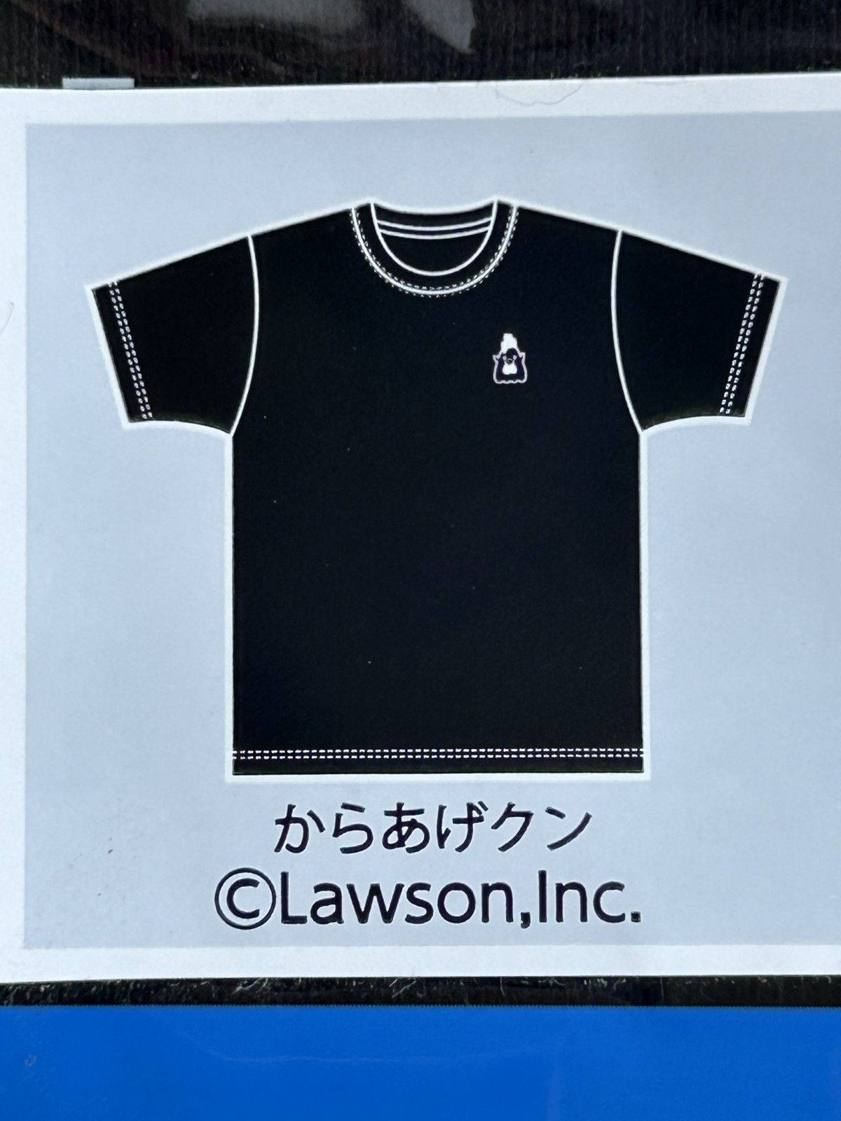 Japan Limited Lawson x Gunze T-Shirt Karaage-kun Black LL XL Size New + Gift
