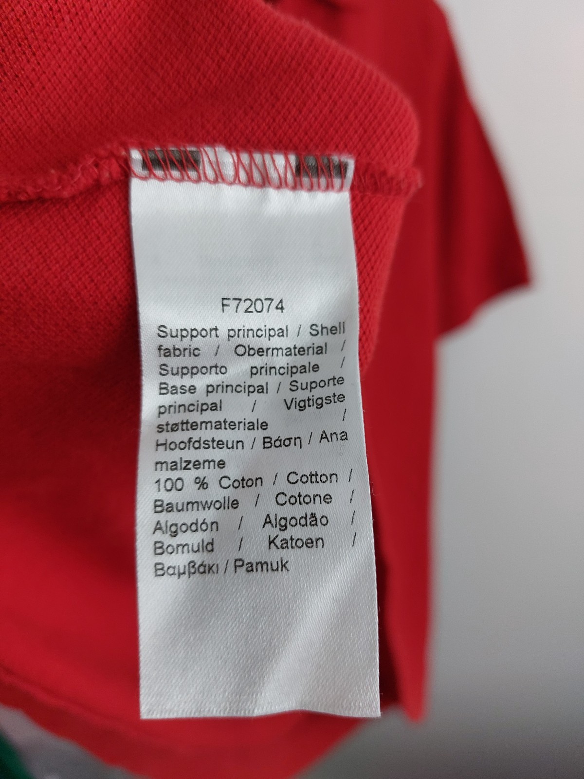 LACOSTE 5XL (SIZE 10) RED POLO SHIRT USED VERY GOOD CONDITION