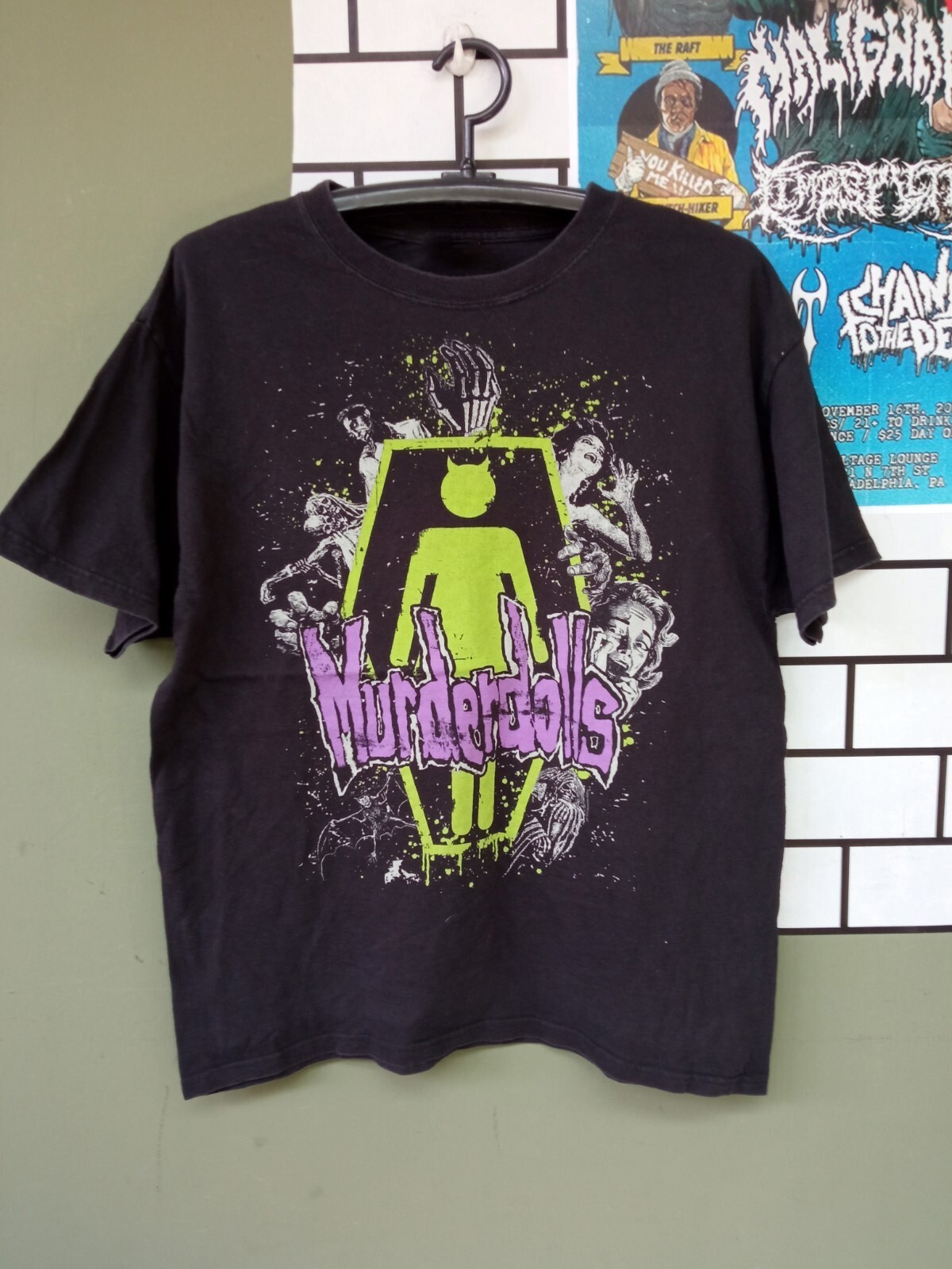 Murderdolls Tour Vintage T Shirt Rock Band Concert Album NZ231 FREE SHIPPING