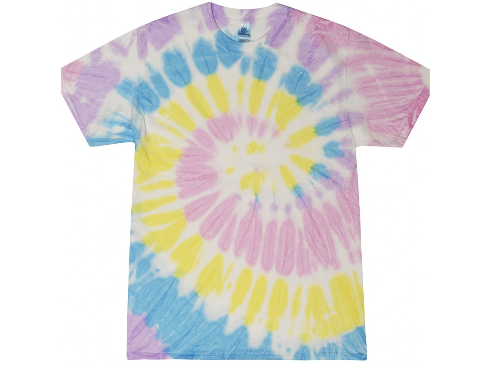 Pick a Multi-color Rainbow Tie Dye T-Shirts 100% Cotton Kids & Adults