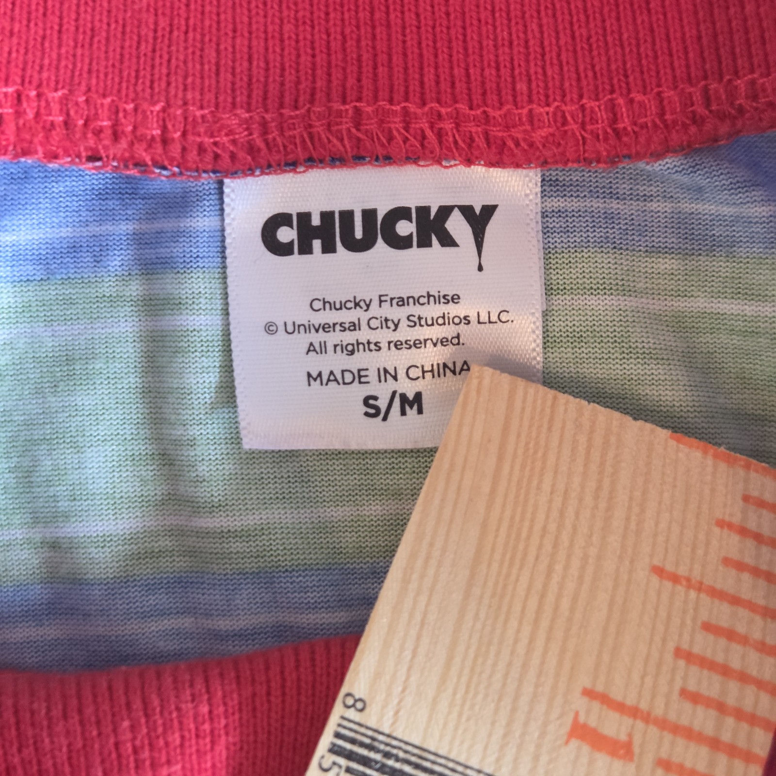 Chucky Long Sleeve Shirt Medium Costume Halloween Childs Play