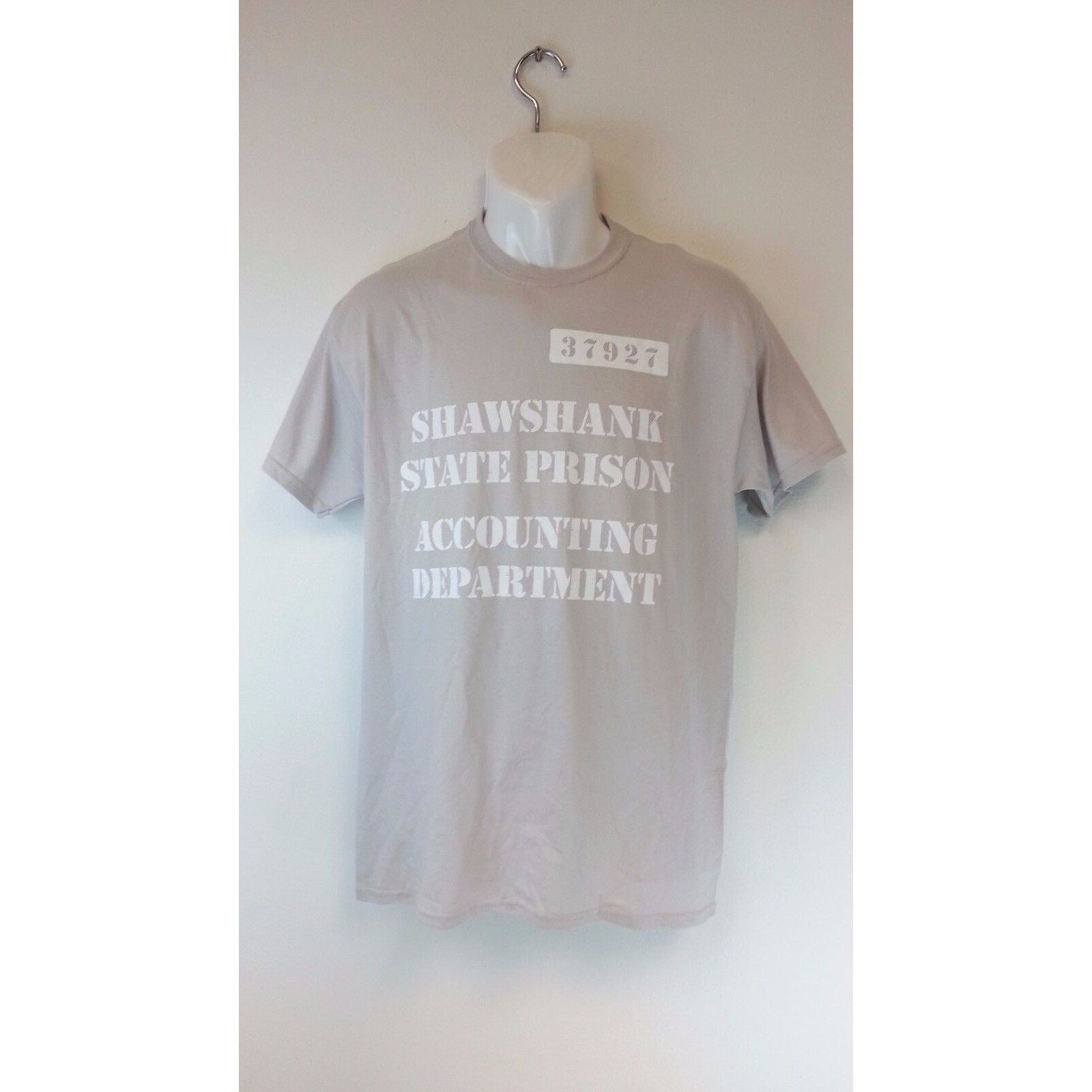NWOT Humor Shawshank Prison Accounting Dept Shawshank Redemption T-Shirt Size M