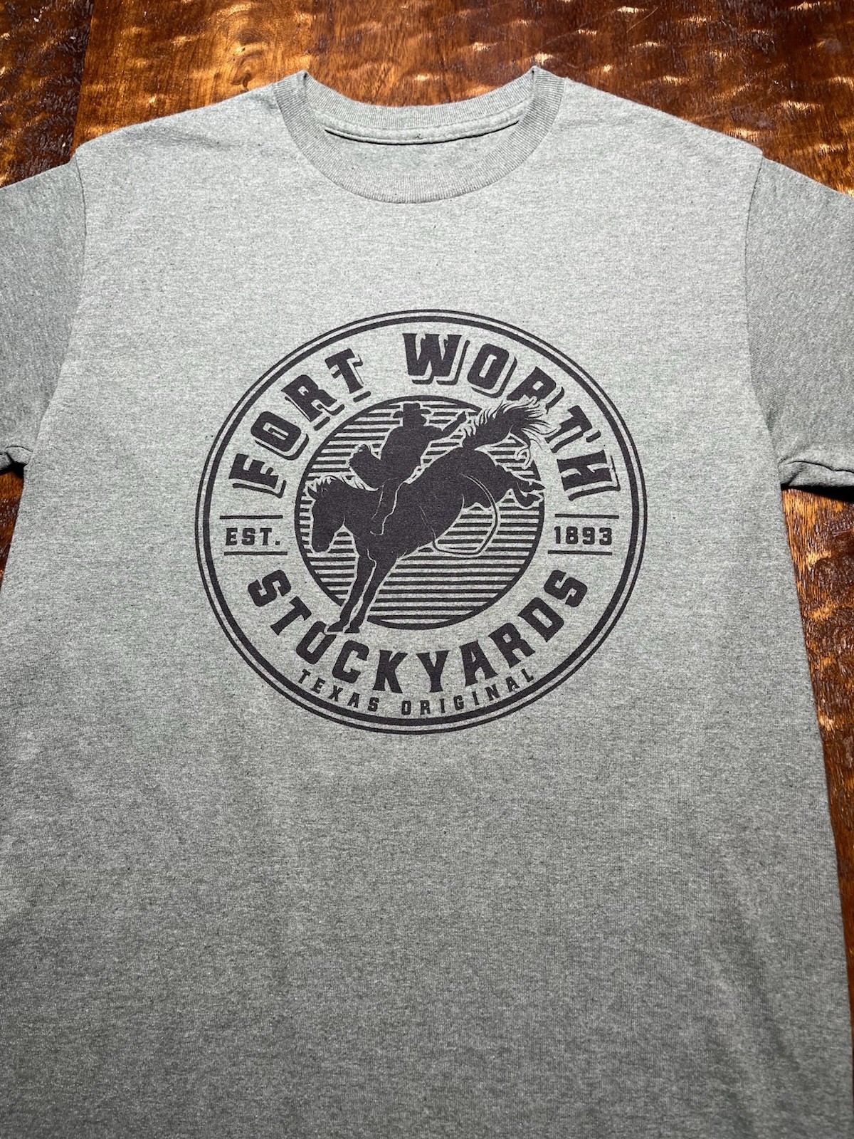 MV Sport Men’s T-shirt Forth Worth Stock Yards Texas Original Size Small