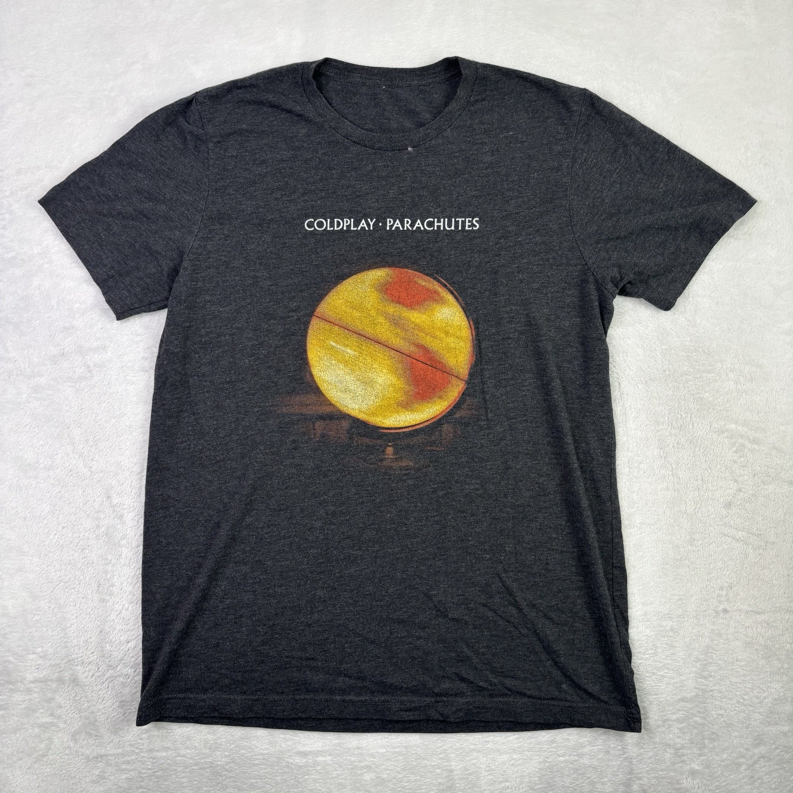 Coldplay Parachutes Head Full of Dreams Tour 2017 Grey Shirt Men’s Medium