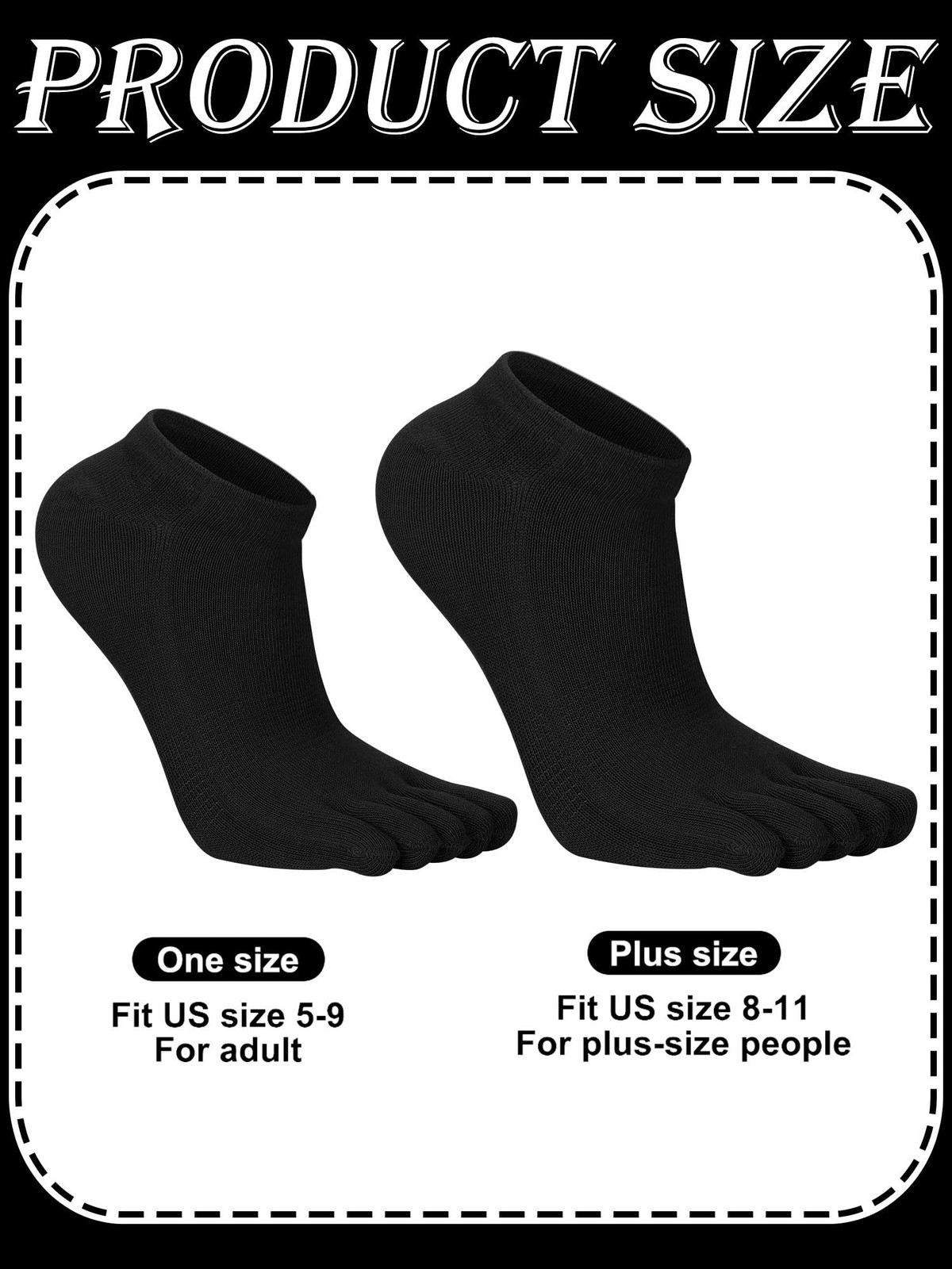 6/12 Pairs Women Toe Socks Cotton Ankle Low Cut Five Toe Sock for Women Men A…