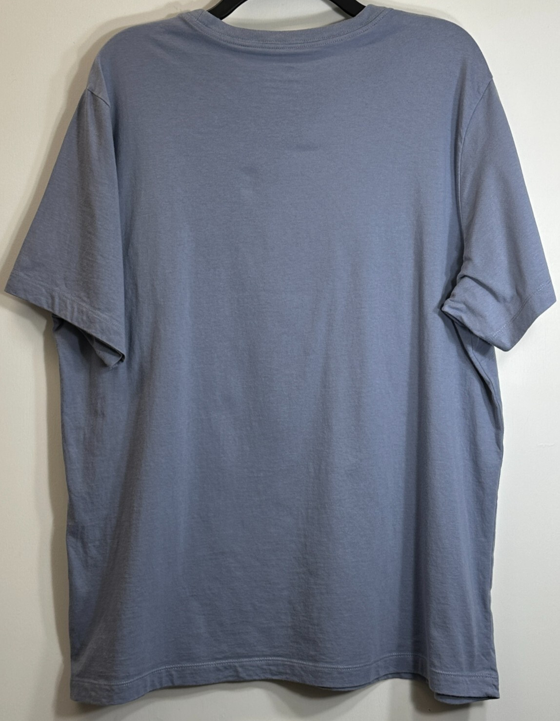 Nike T-Shirt NSW Club Size XL Men’s Blue/Gray Embroidered Logo AR4997 493 Cotton
