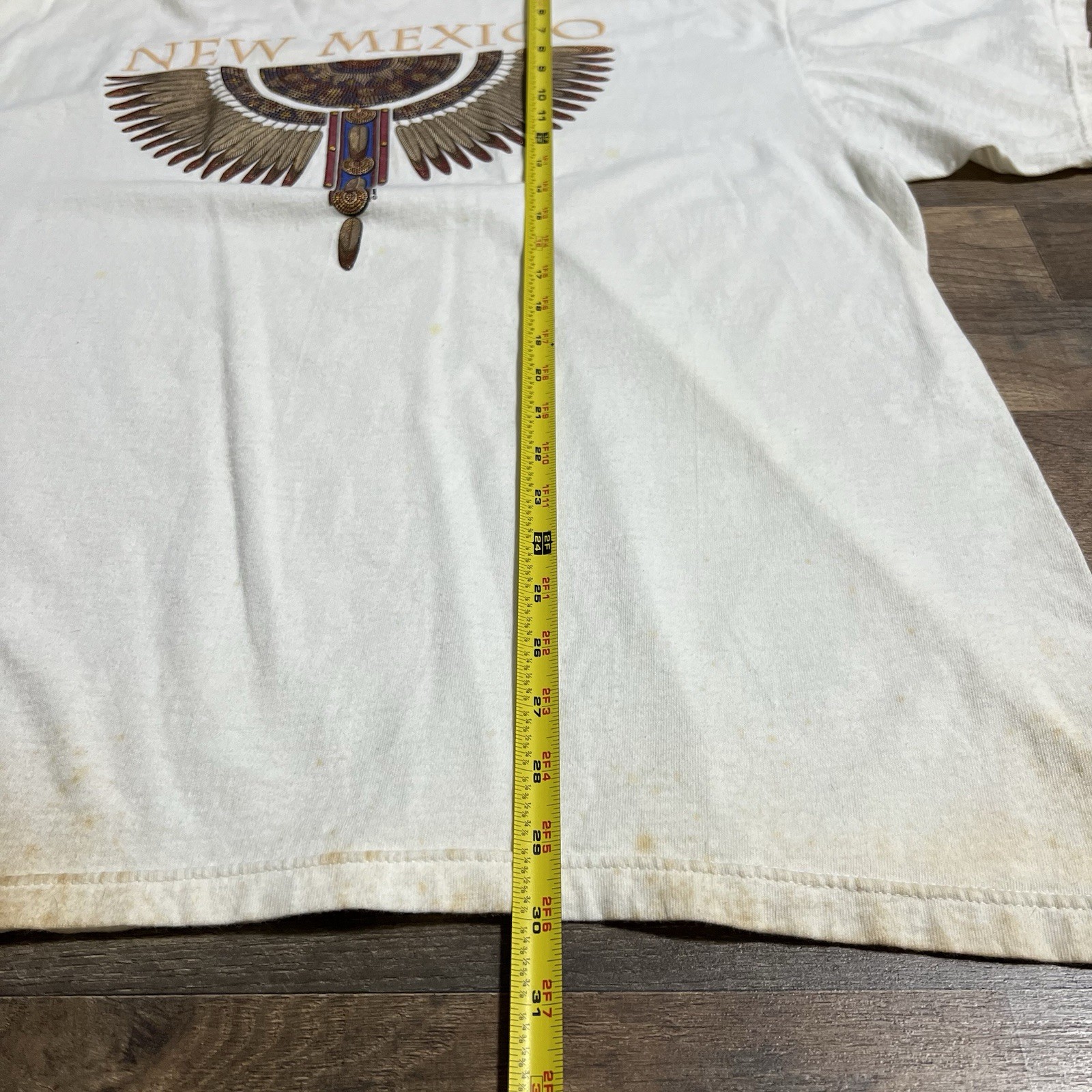 Vintage Tultex NM New Mexico Native American Graphic T Shirt Mens 2XL XXL