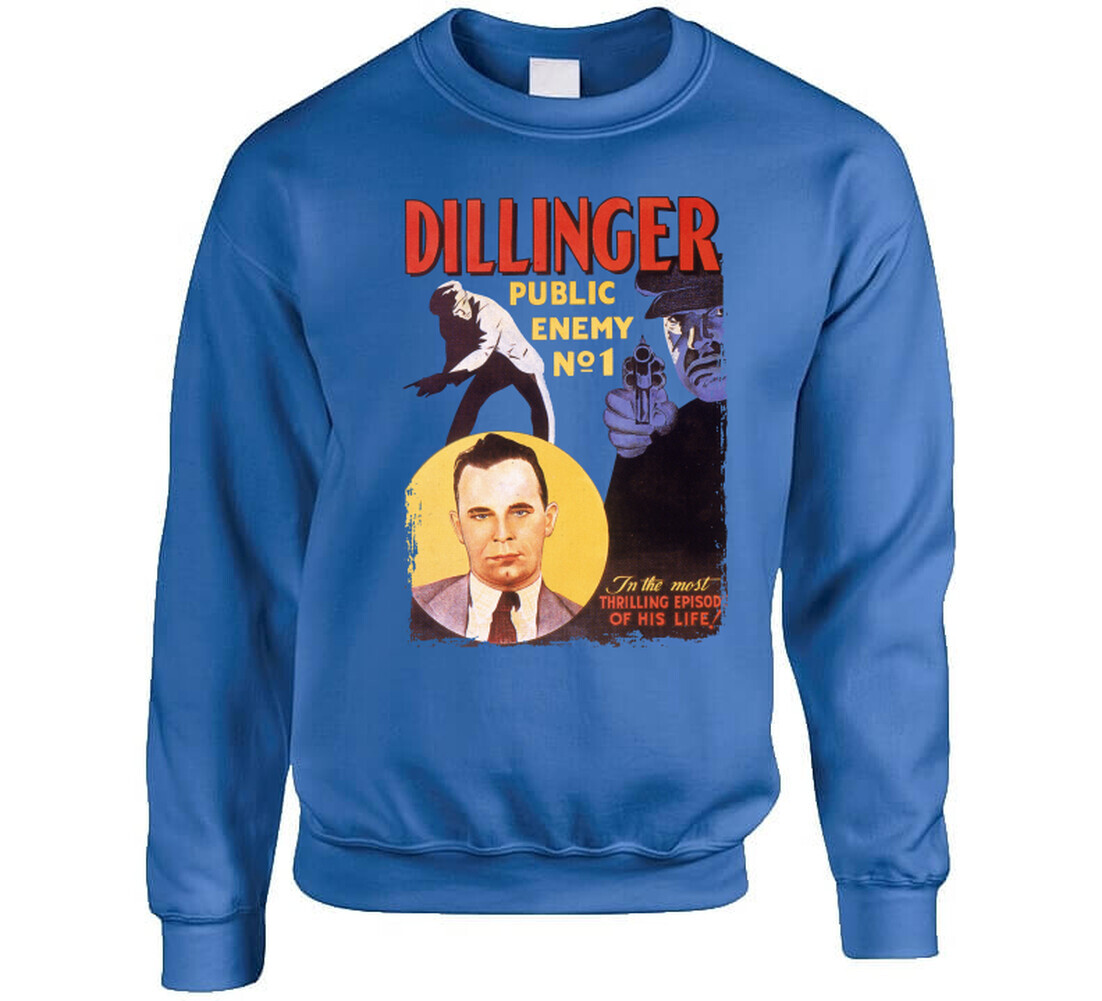 Dillinger Public Enemy No 1 30s Mobster Movie Fan T Shirt