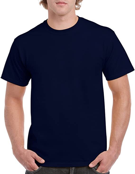 Gildan 3-PACK Men’s Heavy Cotton T-Shirt (Pack of 3) Bulk Solid Blank Regula Fit
