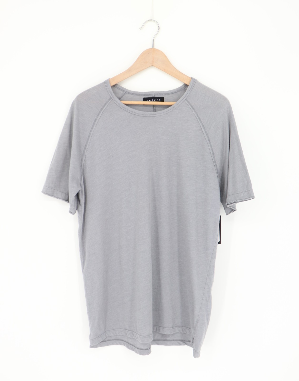 VELVET By Graham & Spencer Mens Marquis Raglan Tee Prism M $98 A4