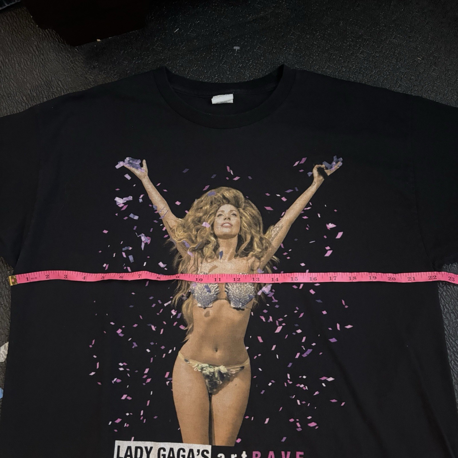 Lady Gaga Art Rave The Artpop Ball Tour T-Shirt Men’s XL Music Pop Rare