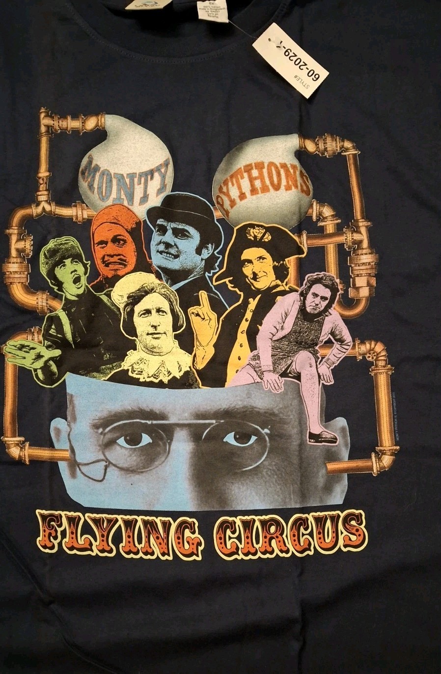 Liquid Blue Monty Python’s Flying Circus Group T-Shirt NWT 6XL
