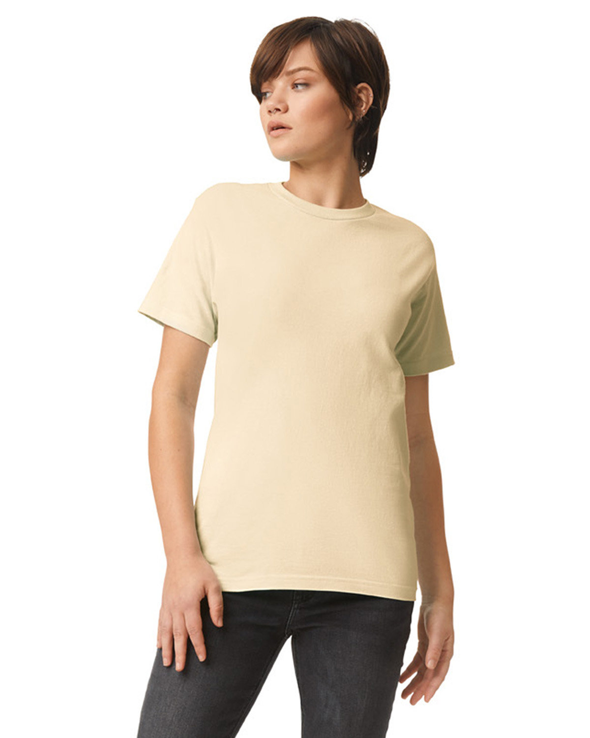 American Apparel Unisex Garment Dyed Stylish T Shirt Casual Plain T-Shirt 1301GD