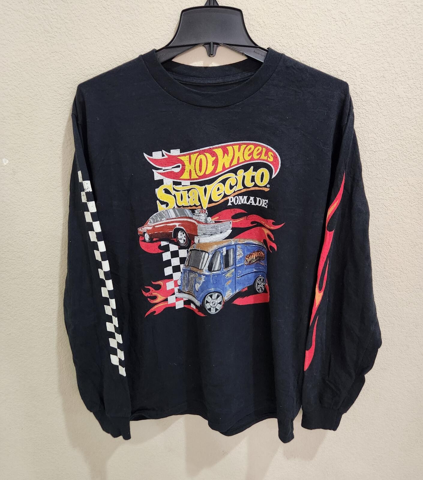 Hot Wheels x Suavecito Overdrive Long Sleeve Shirt Limited Edition Size Medium