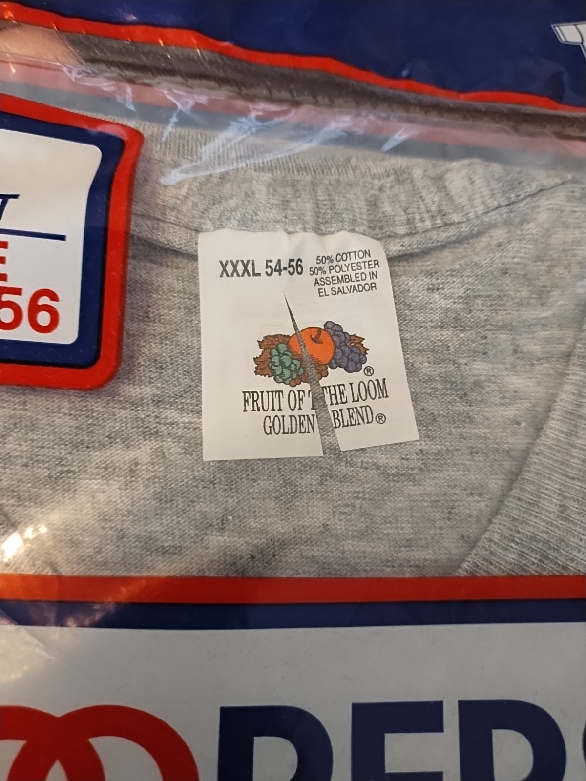 New 1994 Vtg FOTL Bloopers Pocket Shirt XXXL T-Shirt Irregular 50/50 Cotton Poly