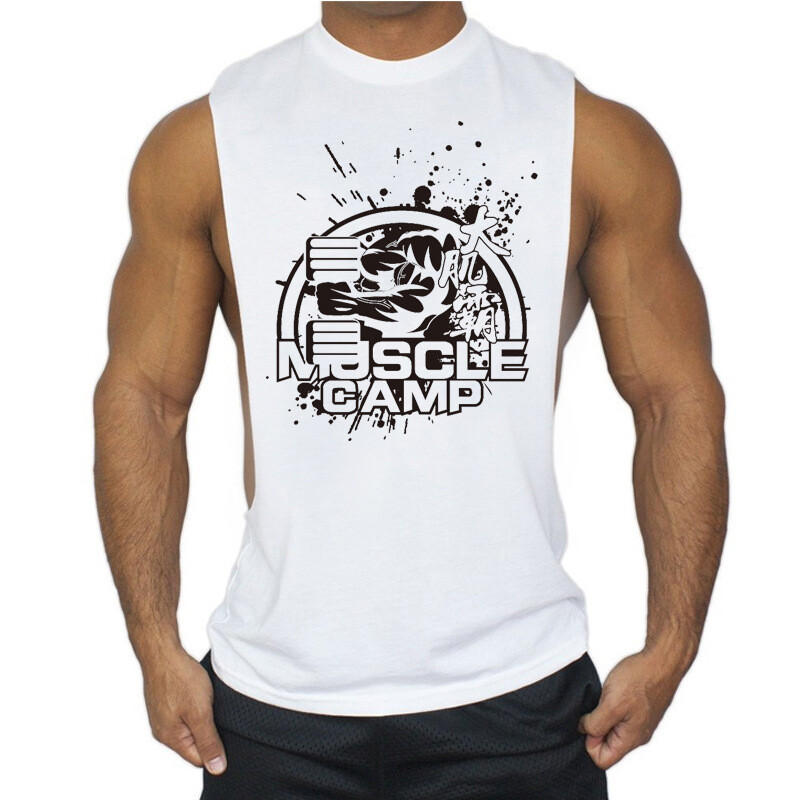 Sports Leisure Printing Quick-drying Breathable Vest Trendy Fitness Vest