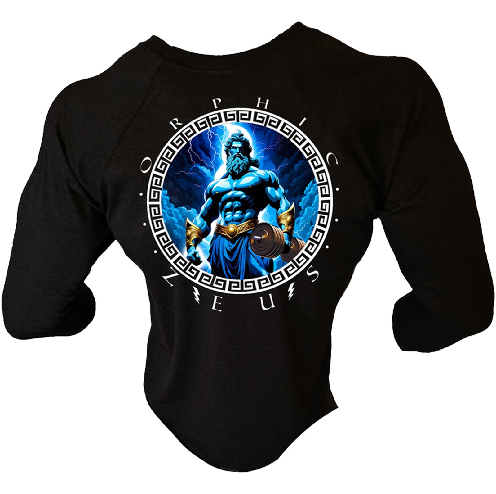 Iron Gods Orphic Zeus Gym T-Shirt, Gym Outfit, Greek God Clothing, Workout Shirt