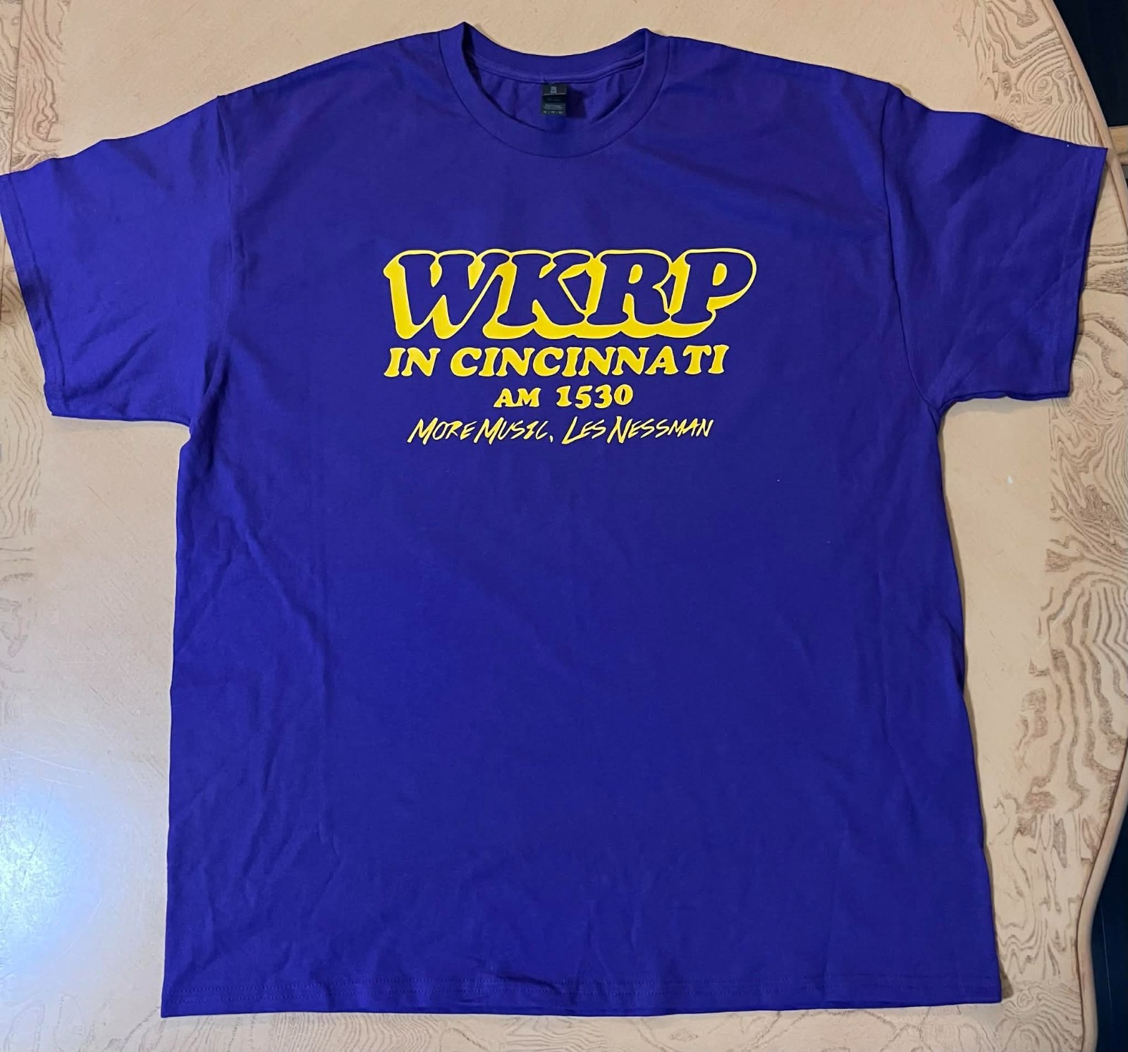 WKRP in Cincinnati T shirt Tee Nessman TV show Classic