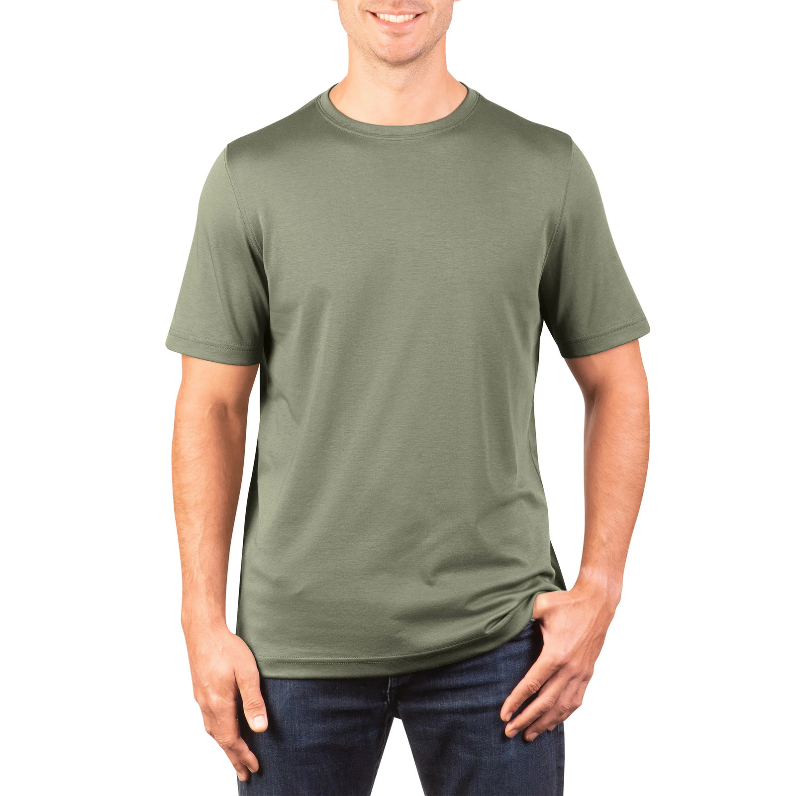 Kirkland Signature Men’s Pima Cotton Tee T-Shirt Made in Peru S M L XL XXL 3XL