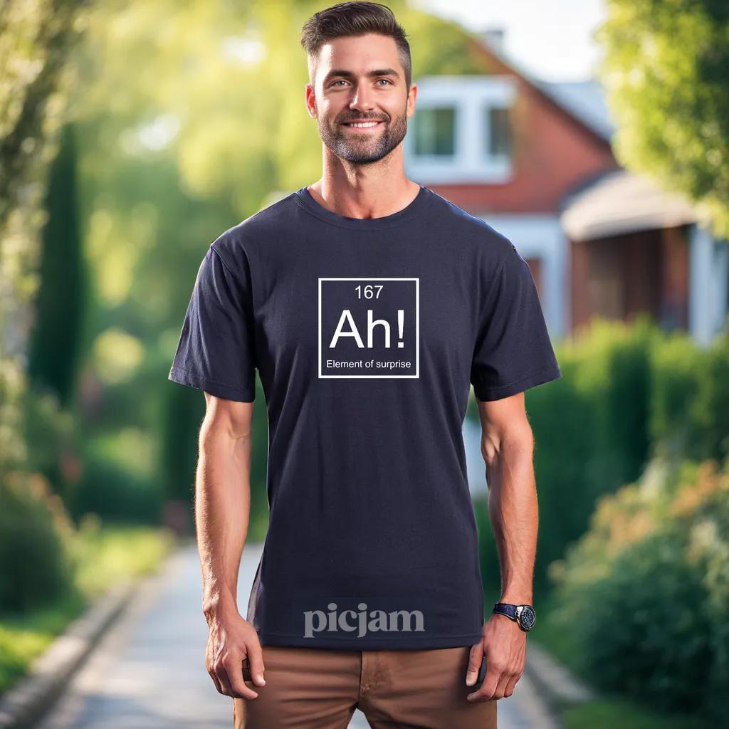 MEN WOMENS TEE TSHIRT UNISEX ELEMENT OF SURPRISE BIG BANG SMART GIFT PARTY TABLE