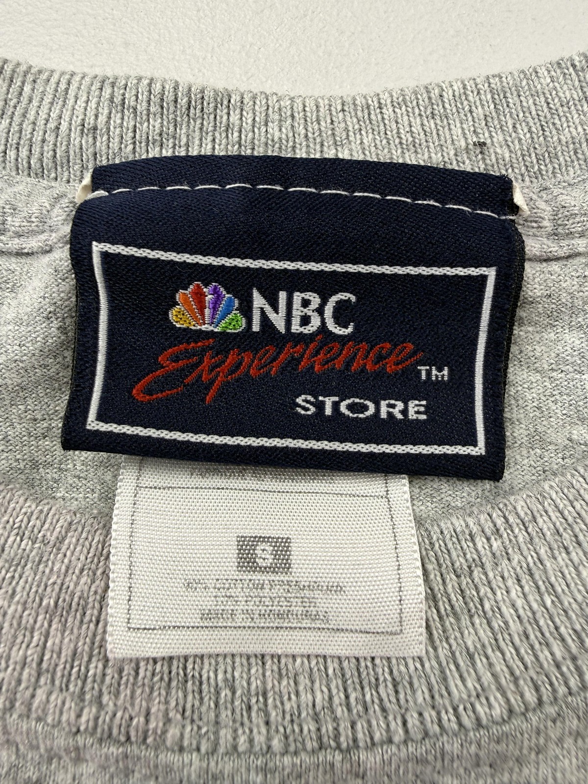 NBC Experience Store SNL Shirt Mens Small Gray Live From New York Graphic Tee