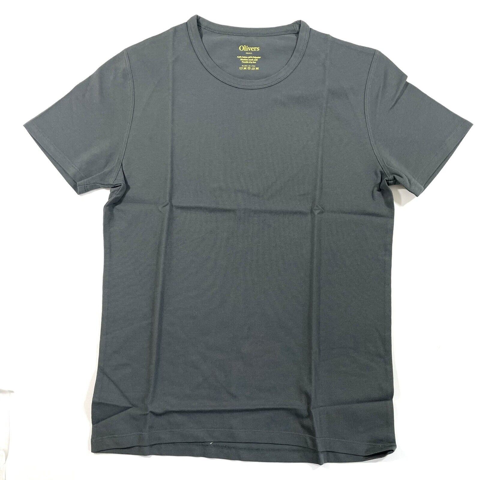 New Olivers Apparel Carbon District Tee Shirt Grey Size Small Mens