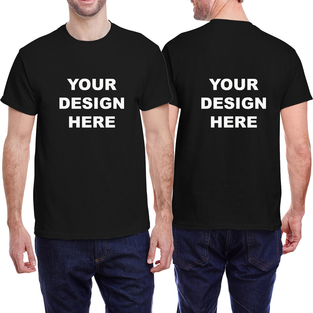 Personalized Unisex Short Sleeve T Shirts Logo Photo Text Customizable t-shirts