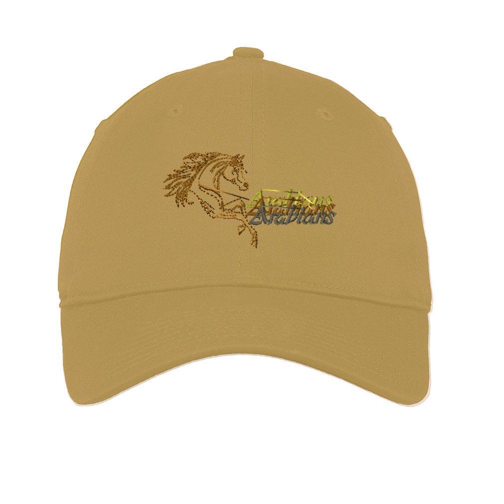 Arabian Horses Embroidered Soft Low Profile Hat